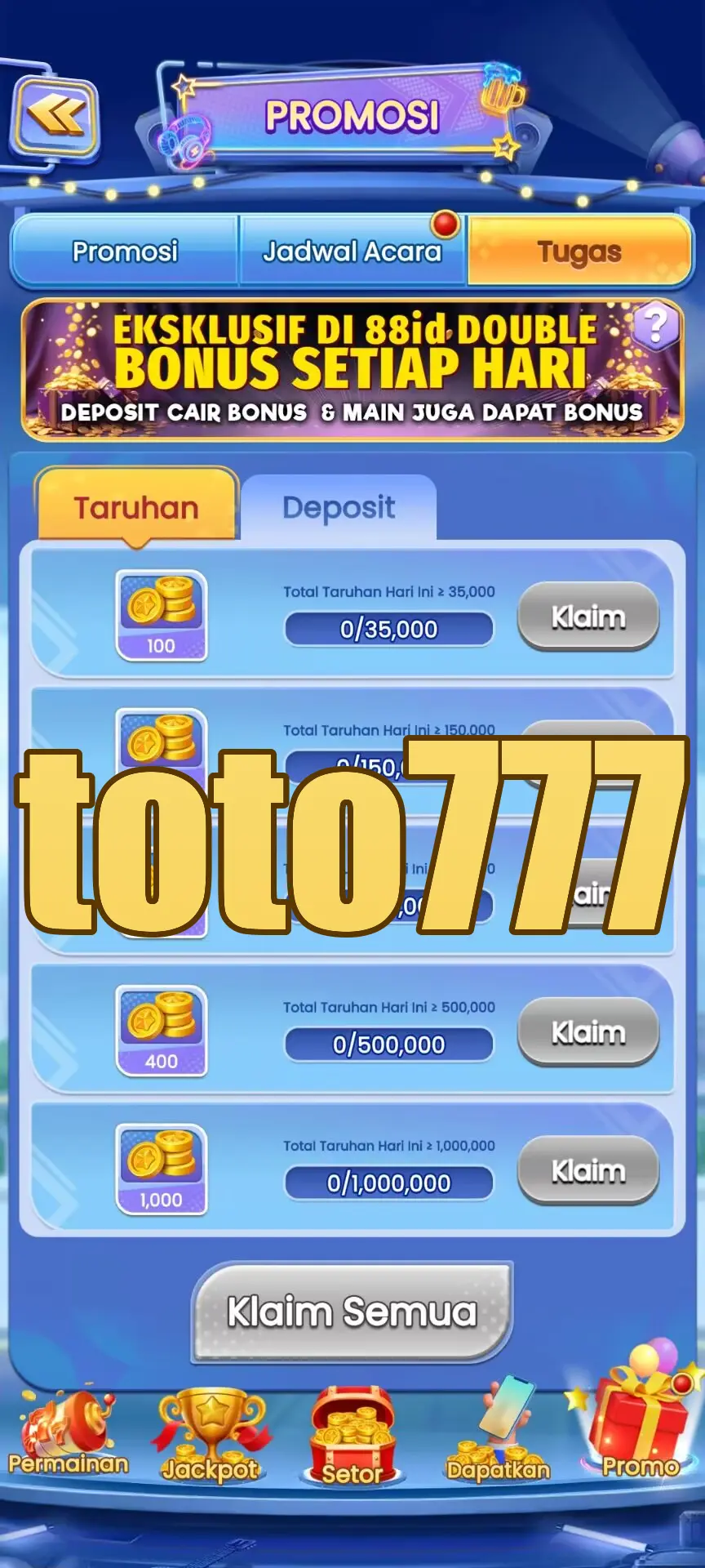 toto777 Masuk